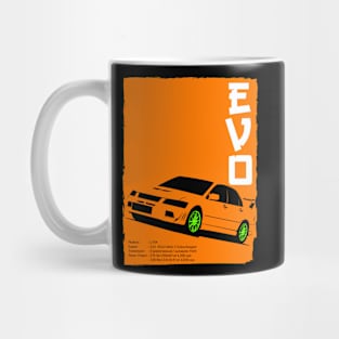 Mitsubishi Lancer Evolution VII Mug